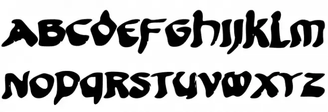 Cleotic Schriftart Groß