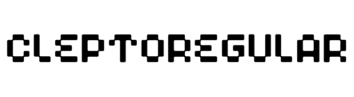 Clepto Regular  font caratteri gratis