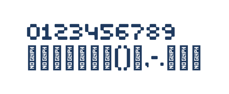 Clepto Regular Other Characters