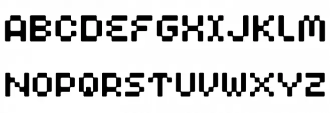 Clepto Regular フォント 大文字