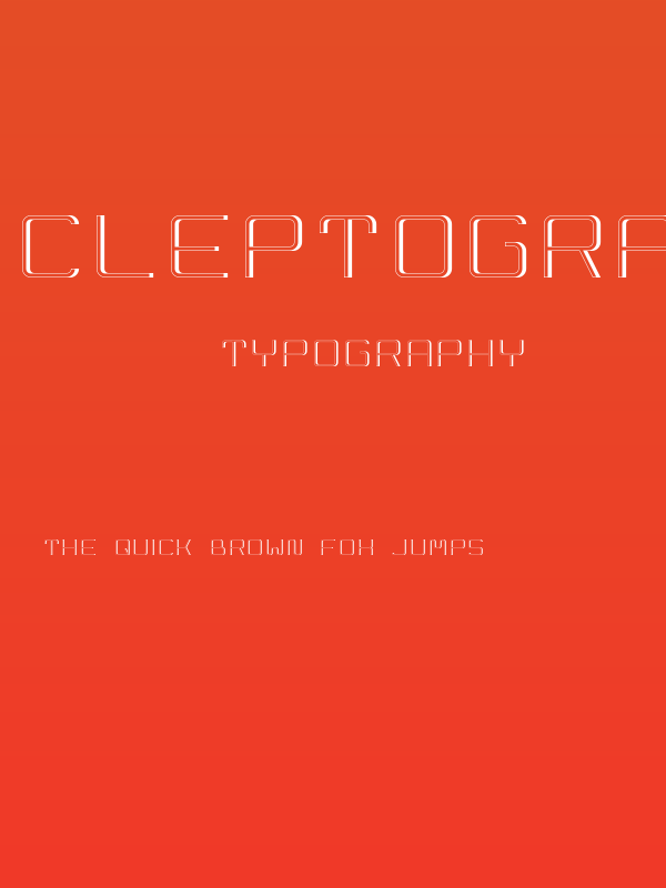 Cleptograph 3D Poster
