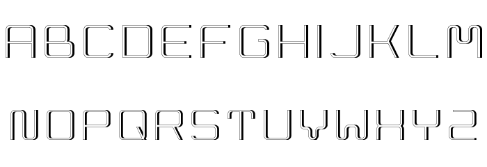 Cleptograph 3D Font LOWERCASE