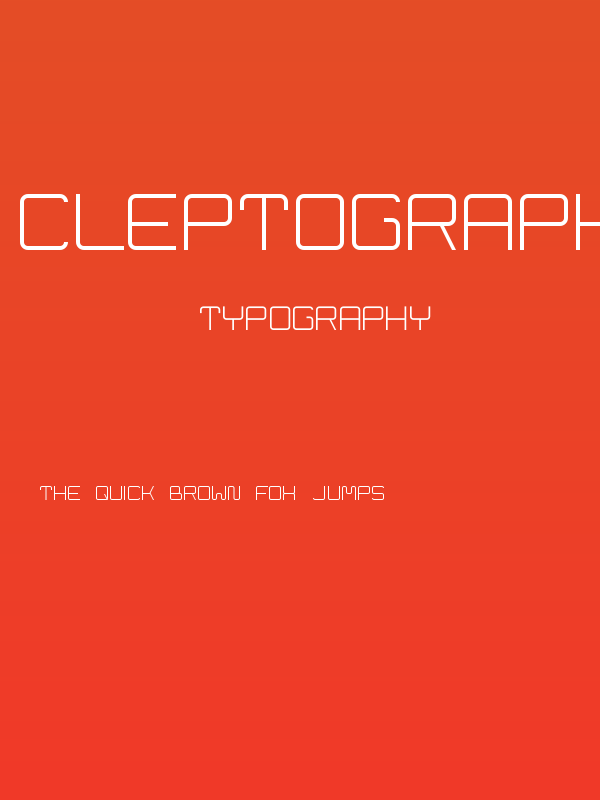 Cleptograph Regular Poster