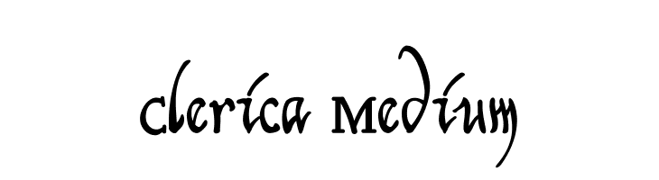 Clerica Medium  Free Fonts Download