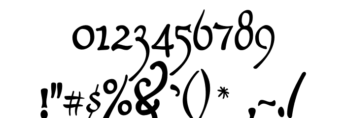 Clerica Medium Font OTHER CHARS