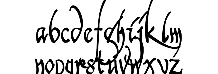 Clerica Medium Font LOWERCASE