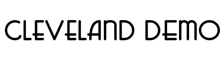 Cleveland DEMO フォント