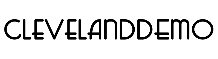 Cleveland DEMO  Descarca Fonturi Gratis