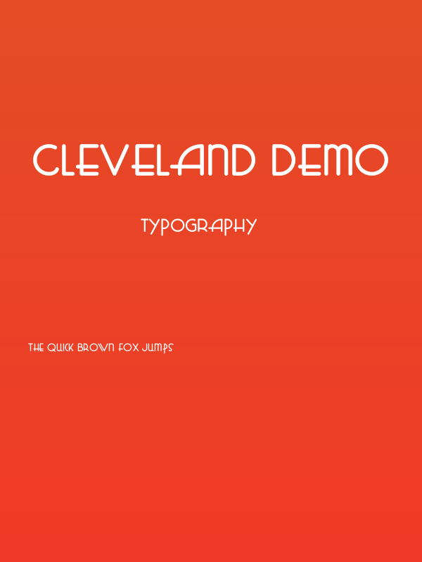 Cleveland DEMO Poster