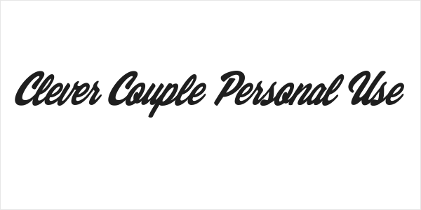 Clever Couple Personal Use  Logo