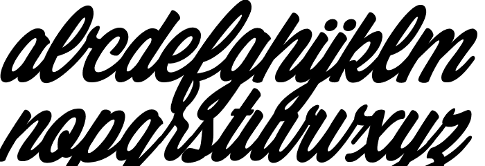 Clever Couple Personal Use Font LOWERCASE