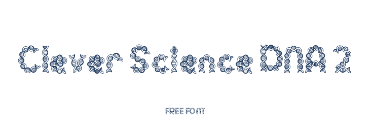 Clever Science DNA 2  Free Fonts Download