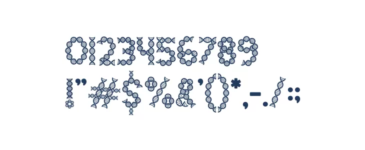 Clever Science Dna Font OTHER CHARS