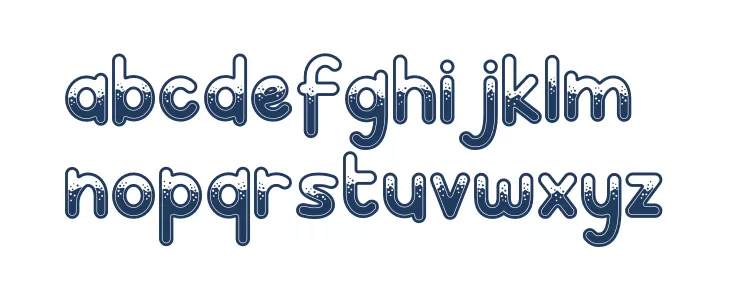 Clever Science Lab Font LOWERCASE