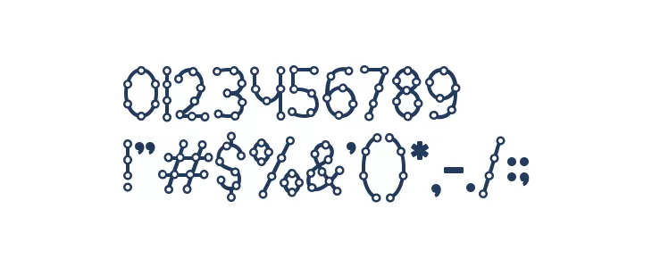 Clever Science Link Font OTHER CHARS