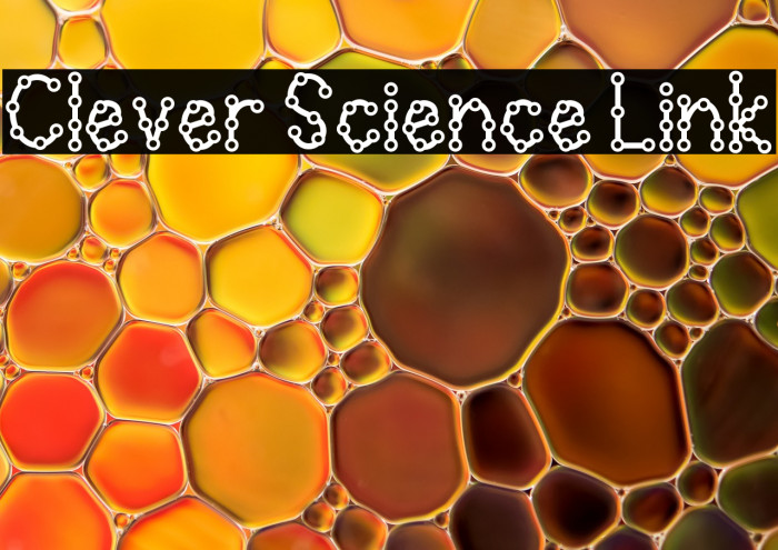 Clever Science Link 字体 examples