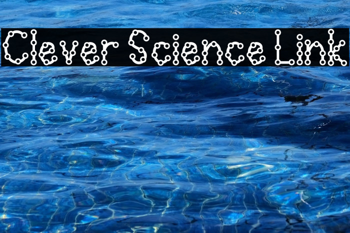 Clever Science Link 字体 examples