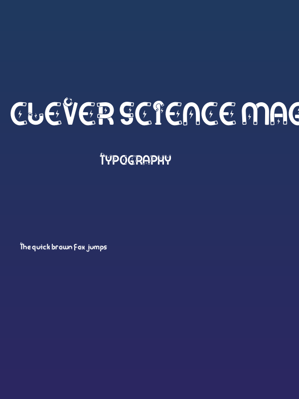 Clever Science Magnet Poster