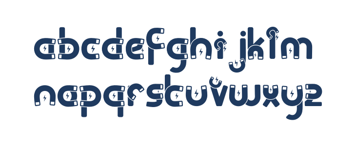 Clever Science Magnet Lowercase