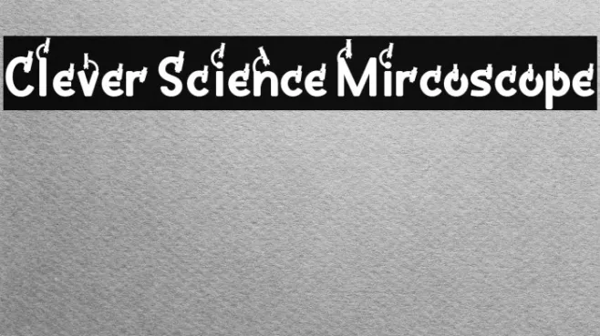 Clever Science Mircoscope Example 2