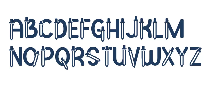 Clever Science Pipet Font UPPERCASE