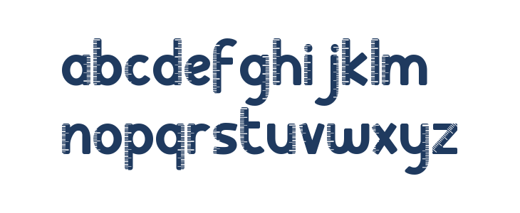 Clever Science Ruler Lowercase