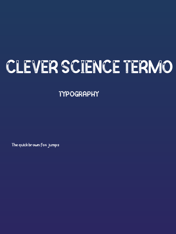 Clever Science Termo Poster