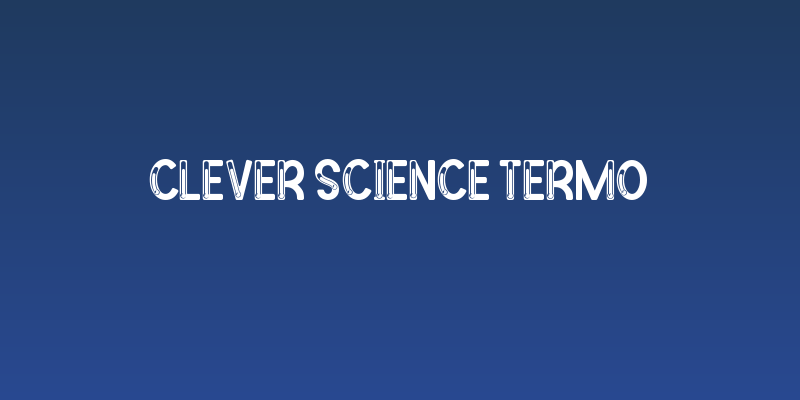 Clever Science Termo Social Header