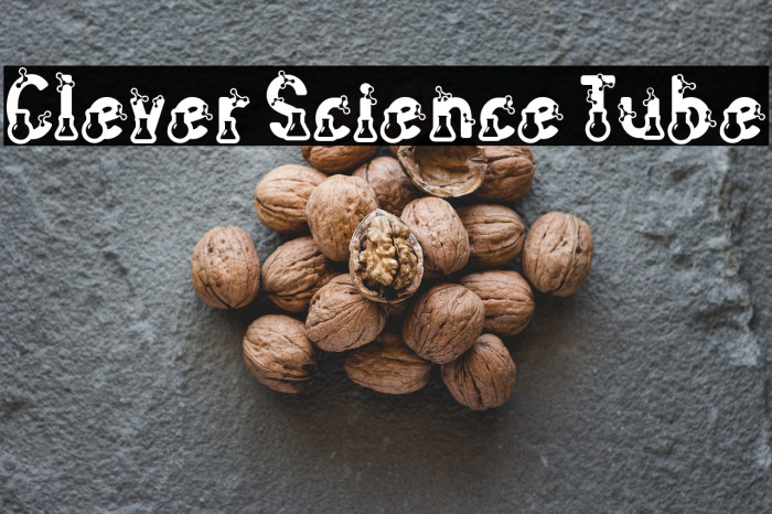 Clever Science Tube 字体 examples