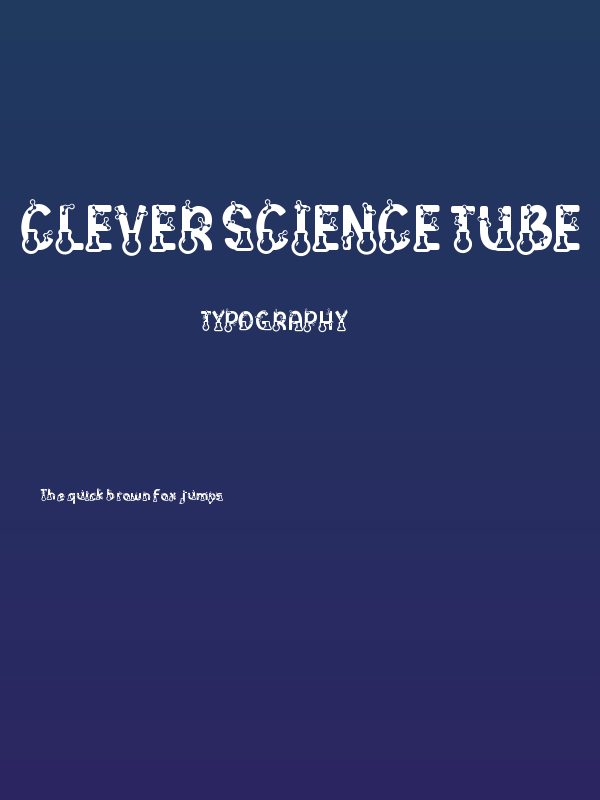 Clever Science Tube Poster