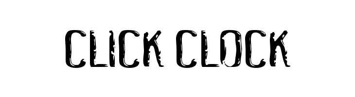 Click Clock  baixar fontes gratis