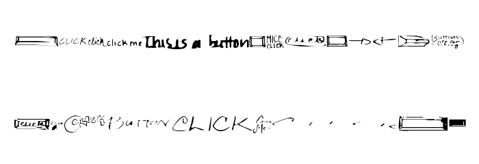 Clickclickclick Font OTHER CHARS