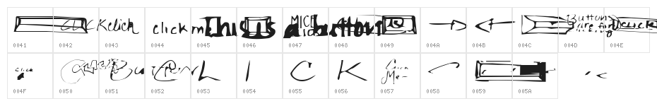 Clickclickclick Character Map