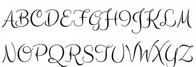 Clicker Script Schriftart Groß