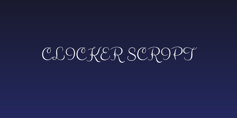 Clicker Script Social Header