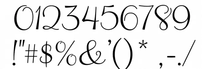 ClickerScript-Regular Font OTHER CHARS