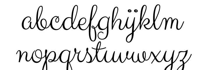 ClickerScript-Regular Font LOWERCASE