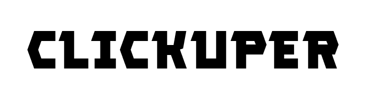 Clickuper  font caratteri gratis