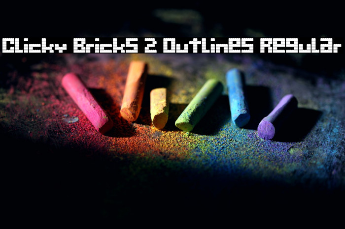 Clicky Bricks 2 Outlines Regular Example 2