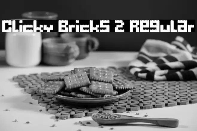 Clicky Bricks 2 Regular Font examples