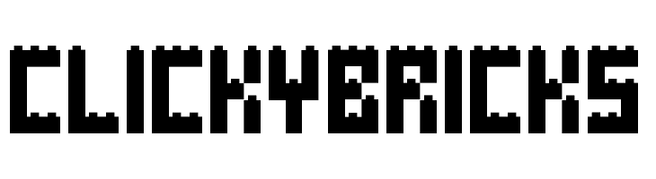 Clicky Bricks Font