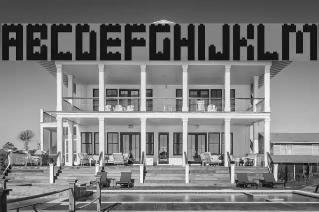 Clicky Bricks Шрифта examples