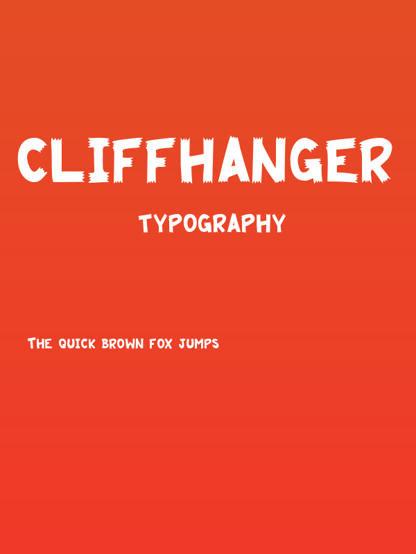 Cliffhanger Poster