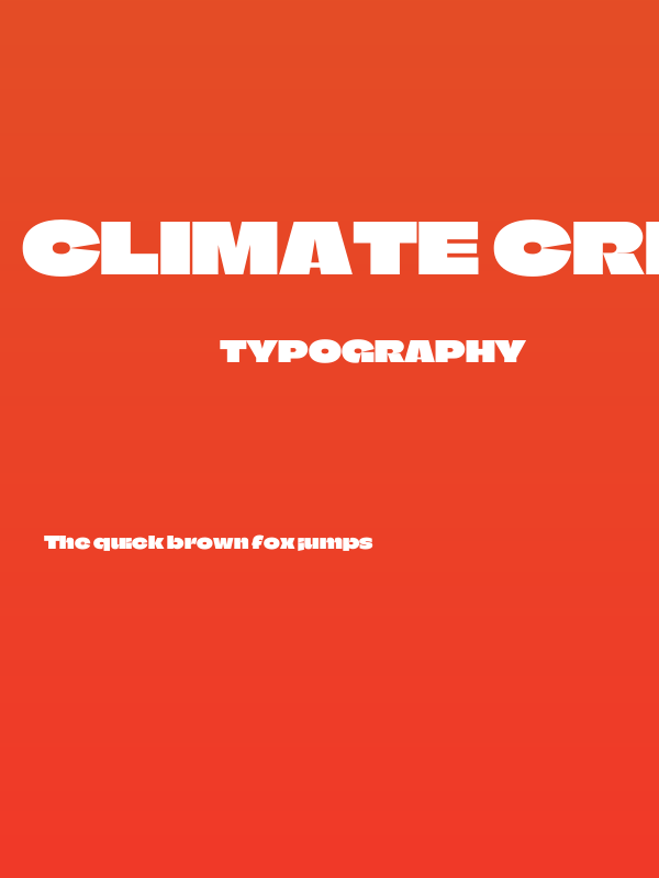 Climate Crisis Regular Poster