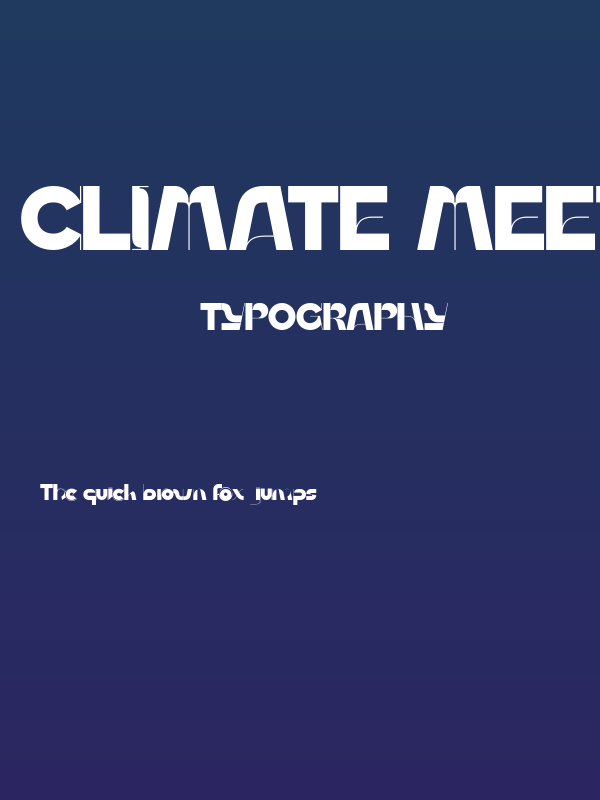 Climate Meeting Demo Regular Poster