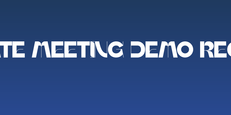 Climate Meeting Demo Regular Social Header