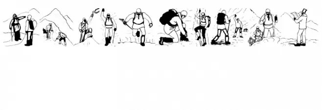 Climbers Font OTHER CHARS