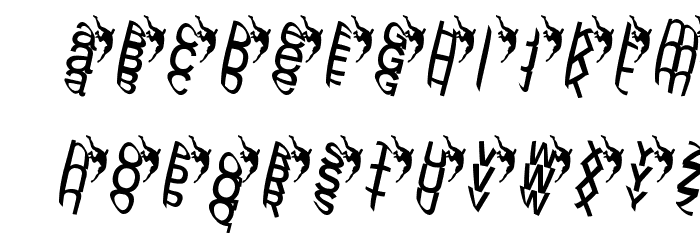 ClimbersPhantasies Font LOWERCASE