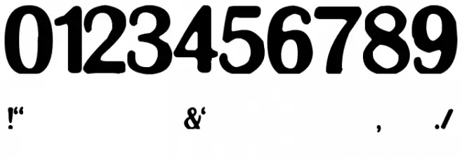 Clingy Polices AUTRES CHARS