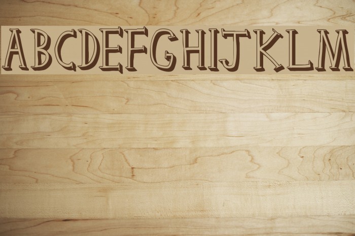 Clink Outlined Font examples